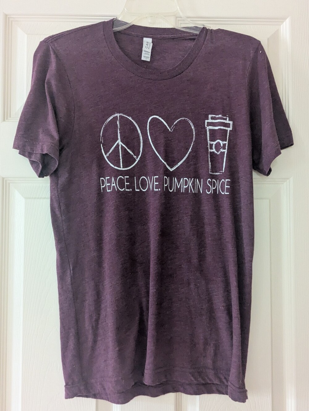 Peace Love Pumpkin Spice T‑Shirt - Small